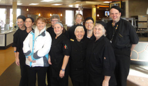 The cafeteria staff stopped to pose for a picture in between meals.Erin Cochran/Winonan
