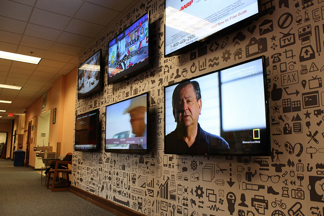 Phelps Hall introduces six new flat screen televisions.
TAYLOR NYMAN