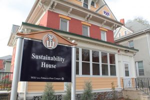 The Winona State Sustainability House is located right off campus on the corner of Main Street and Sanborn. SARAH PICKAR
