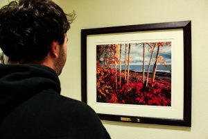 The new photography in Somsen Hall catches the eye of Luke Peacock. TAYLOR NYMAN