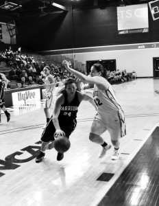 Abby Busch dribbles the ball past a Duluth player. BARTHOLOME RONDET