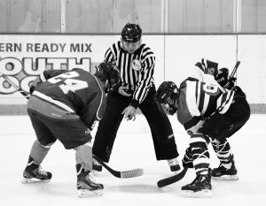 Winona State's Club Hockey team invites each and every student to any of their home games held at Bud King Arena in Winona, MN. Photo Credit: Jesus Cazares