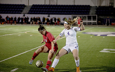 Soccer finishes second in NSIC Championship game