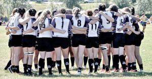 The Winona State University women’s rugby team, the Black Katts, are 6-0 on the season and earned the No. 1 seed in the playoffs. (Contributed photo)