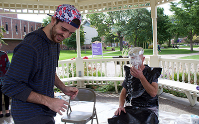 Warriors for Kids club holds “Pie in the Face Fundraiser”