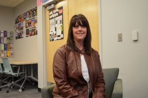 Winona State alumna Heather Gerdes has officially became part of the university’s faculty as the GBV project coordinator. (Photo by Nicole Girgen)