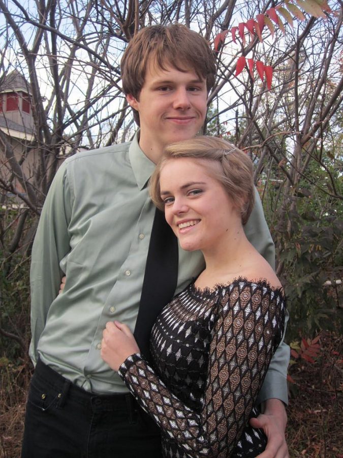 Julie Carpenter and Dane Sorensen
They have been together for three and a half years, they went to middle and high school together and met through Forensics Speech. Dane’s favorite thing about Julia is her art and his favorite memory with her is any time they go to their favorite Japanese restaurant in Eau Claire. Julia’s favorite thing about Dane is his ability to communicate and how patient he is. Her favorite memory with him is when they went to visit his grandparents in Arizona.  