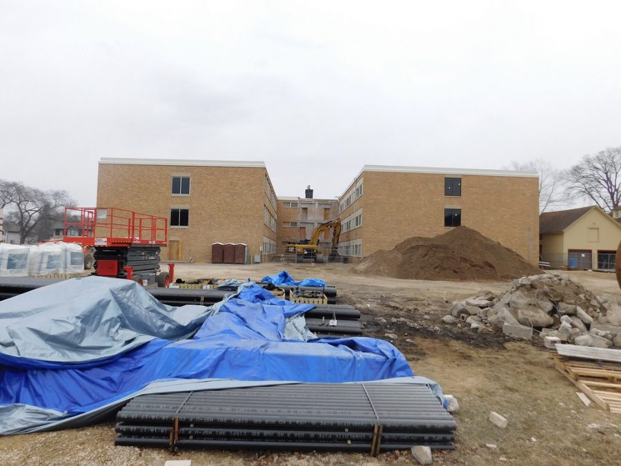 The new Education Village, located on Wabasha Street, is being remodeled for education majors and other uses. All three of the buildings included in Education Village will cost $32.5 million. 