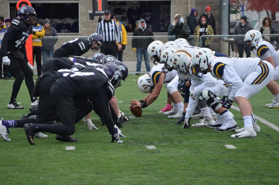The Winona State Football team faced off against Concordia University, St. Paul on Saturday, November 10 at Altra Federal Credit Union Stadium. The Warriors ended the last game of the year and senior day on a high note, taking home a close win with a score of 24-20.  