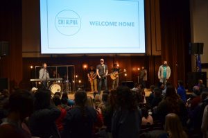 Chi Alpha is a national organization affiliated with 350 campuses and local roots as a campus ministry at Winona State. Starting each weekly Thursday meeting with a musical performance by staff members, all in attendance joins in and the time is used to connect with God. 
