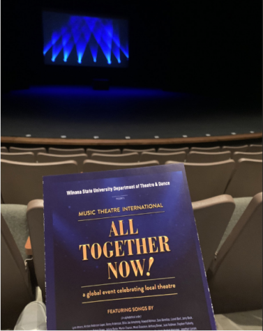 Pictured is the “All Together Now!” THAD show’s playbill. The show premiered this past weekend on Nov. 12, the showing running through the 14th.