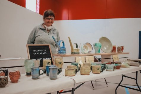 Former arts professor at Winona State and own- er of the ceramic studio and gallery space Island City Clayspace, Anne Scott Plummer, is one of the near-twenty winter vendors the Winona Farmers Market offers.