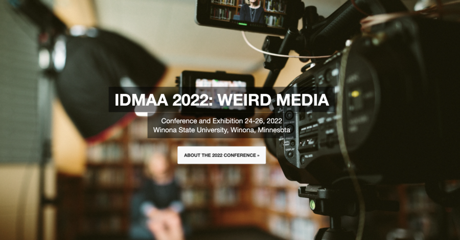 IDMAAs Weird Media conference websites main page.