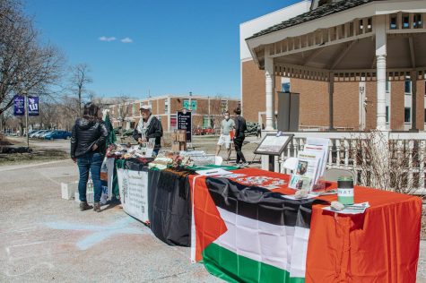 Winona State University hosted “A Day of Solidarity” on Mon- day, April 11. The event was presented by the WSU Students for Palestinian Liberation and sponsored by the Women’s Gen- der and Sexuality Studies and Political Science departments.