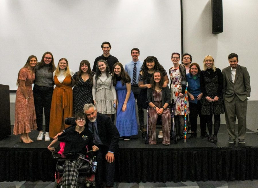 Winona State University’s CMST 290 class, Disability Communication and Culture, put on their bi-annual Disability Culture Celebration Art Show. This showcased artwork made by people with disabilities. The event also hosted a keynote speaker.