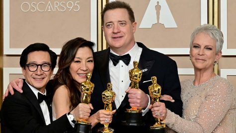Ke Huy Quan, Michele Yeoh, Brendan Fraser, and Jamie Lee Curtis all took home the big trophies of Best Supporting Actor, Best Actress, Best Actor, and Best Supporting Actress respectively.