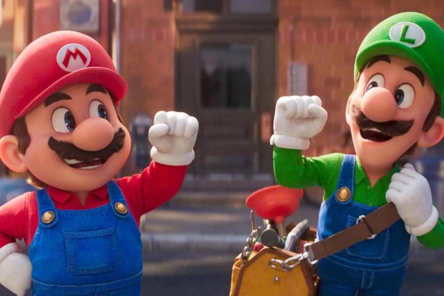 The+Super+Mario+Bros.+Movie+released+in+theaters+on+April+5%2C+2023.+The+movie+follows+the+famous+plumber%2C+Mario+%28Chris+Pratt%29%2C+team+up+with+all+his+classic+friends+to+stop+Bowser+%28Jack+Black%29+from+taking+over+the+kingdom.