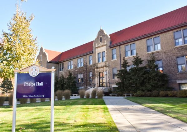 Phelps Hall, built in 1909, is home to Mass Communications and Psychology.  