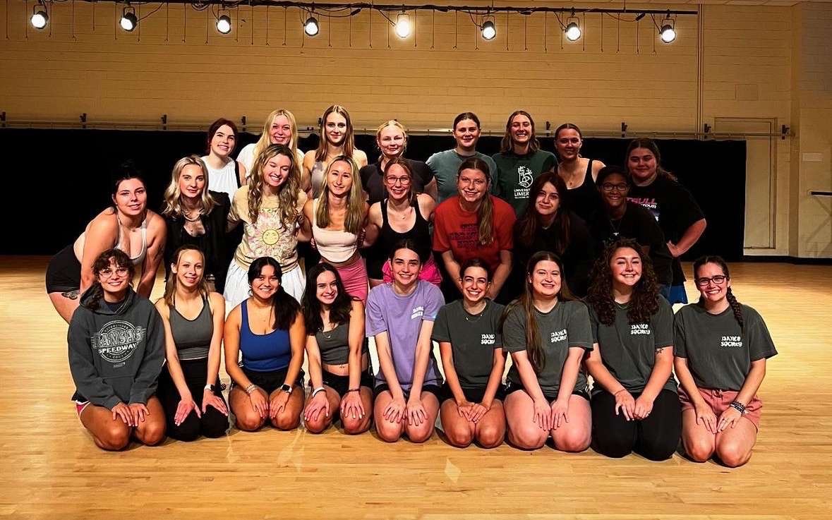 The smiling faces of those at Dance Society's first meeting in Memorial 300. Photo Contributed by Dance Society.