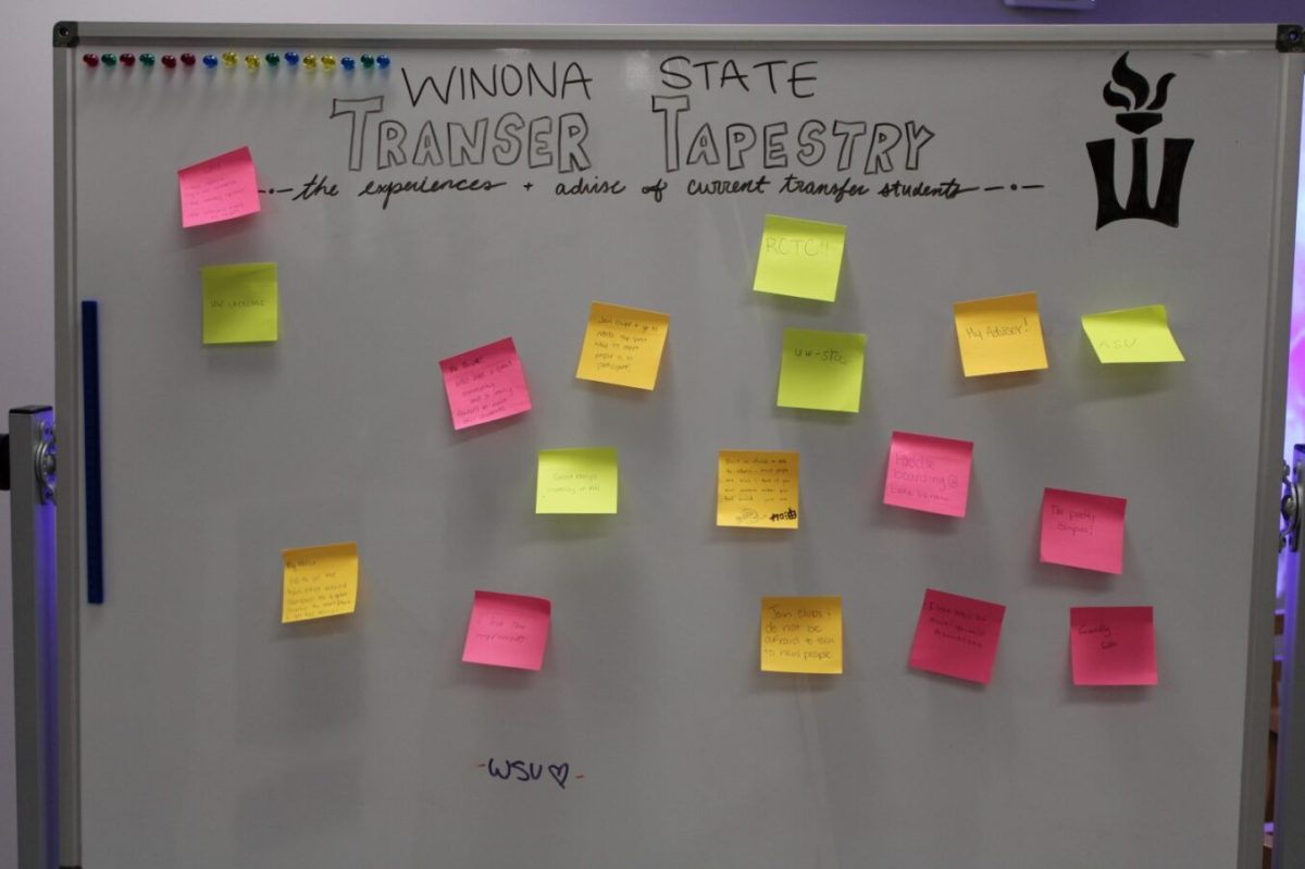 As peers wrote words of encouragement on brightly colored post-it notes, they connected with others through their shared experiences.