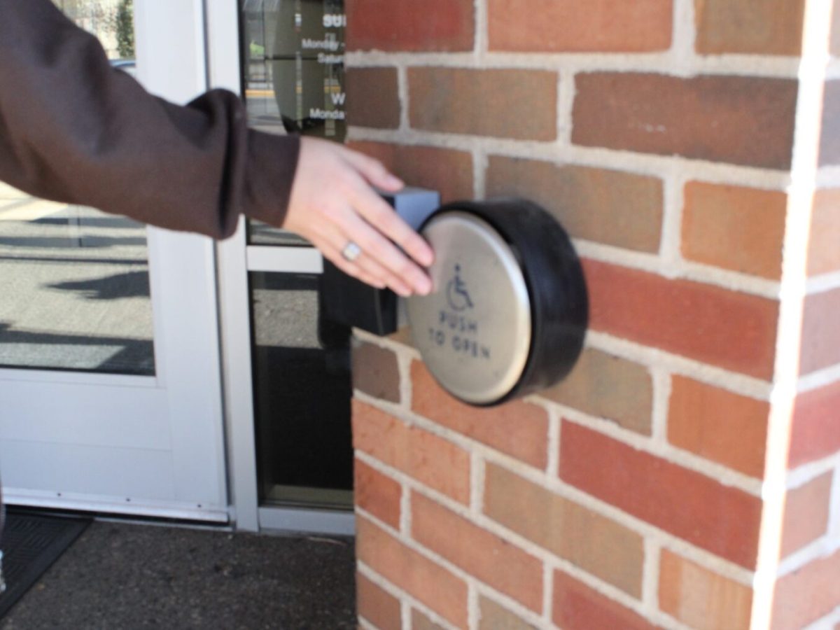 Often on Winona State University’s campus students who need an accessibility accommodations are met with roadblocks. One of the most common is the accessible door open buttons not working. 