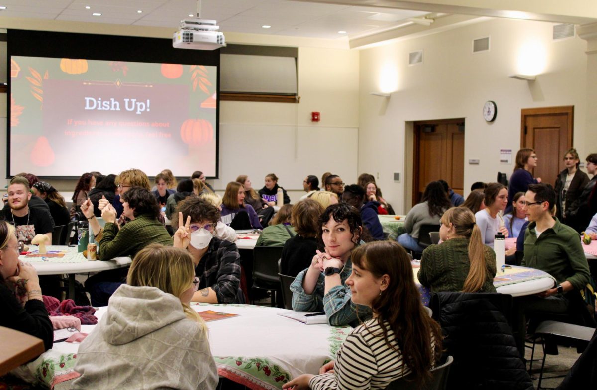 Winona students and community join to learn about the importance of solidarity during the Anti-Colonial Potluck. 