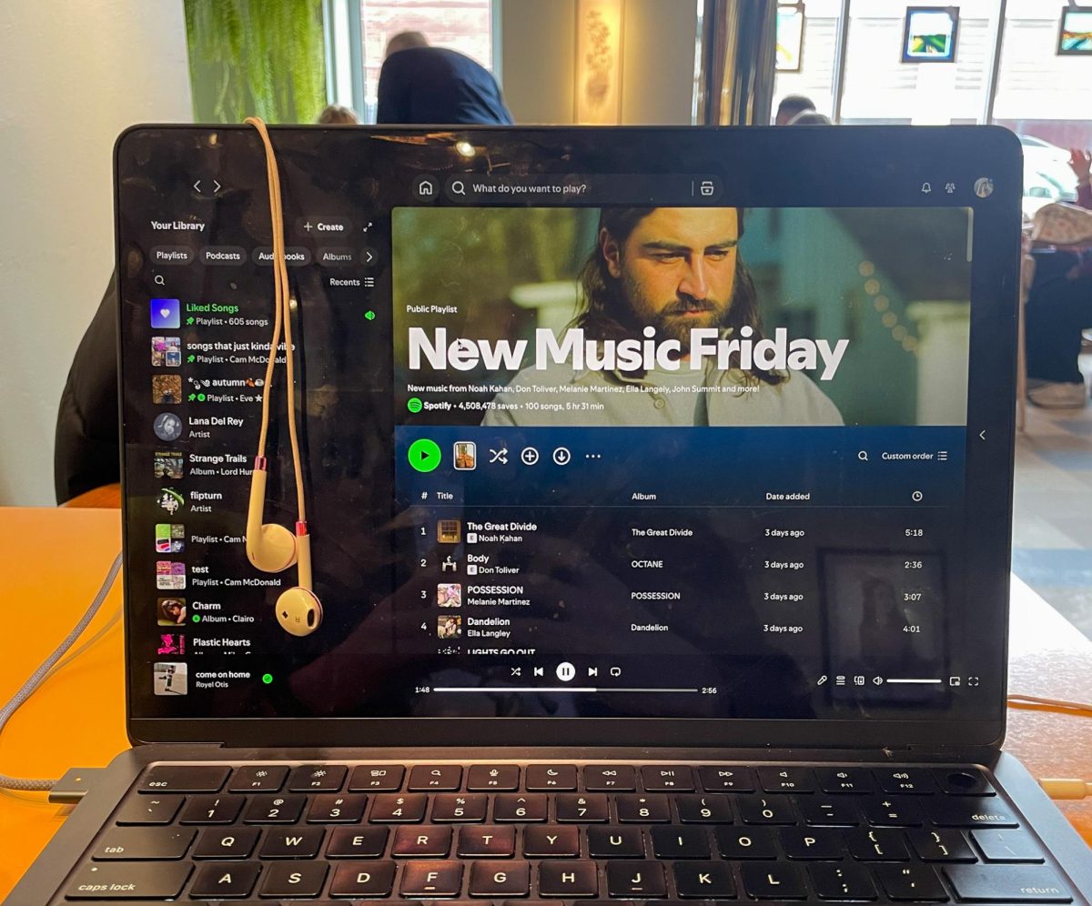 Noah Kahan embodying last Friday’s new releases on Spotify 