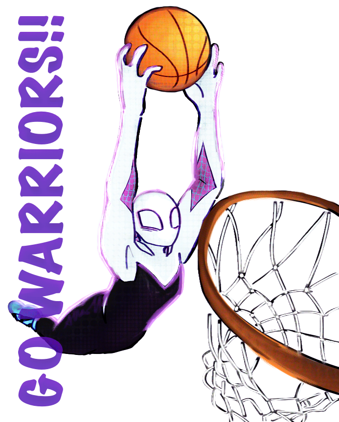 SpiderGwen from Spider-Man: Into the Spiderverse is now taking the basketball world by storm.