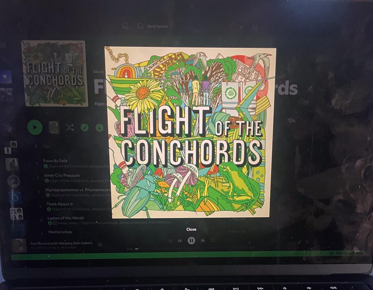 Flight of concords self-titled album on their Spotify discography. 