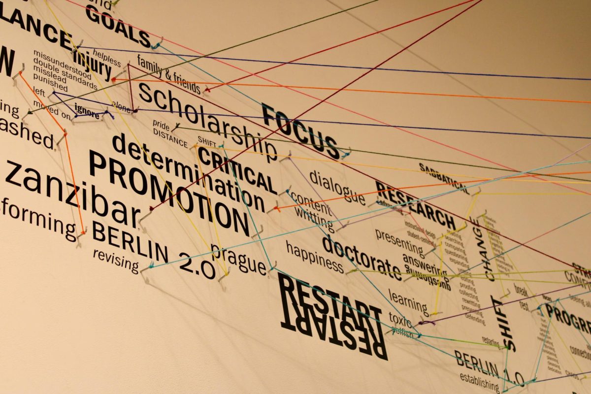 An exhibition where students interact to express their identity, perception, and memory in the form of art. 